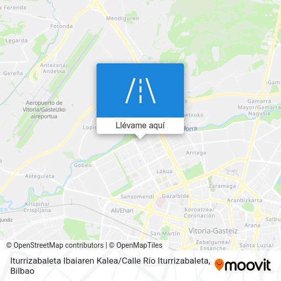 Mapa Iturrizabaleta Ibaiaren Kalea / Calle Río Iturrizabaleta