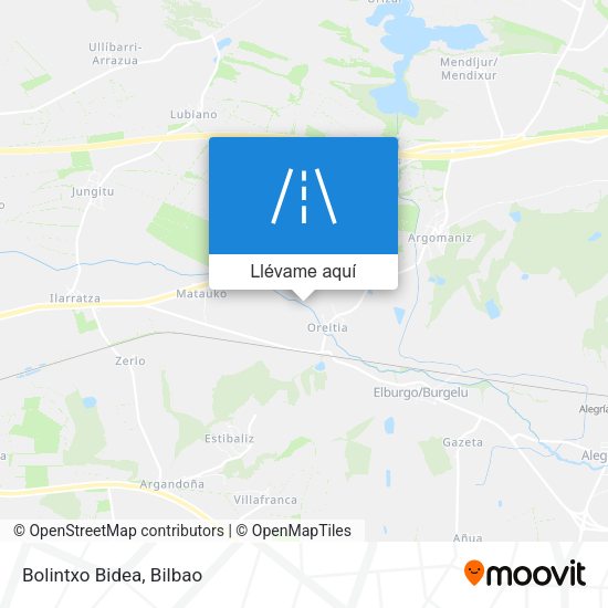 Mapa Bolintxo Bidea