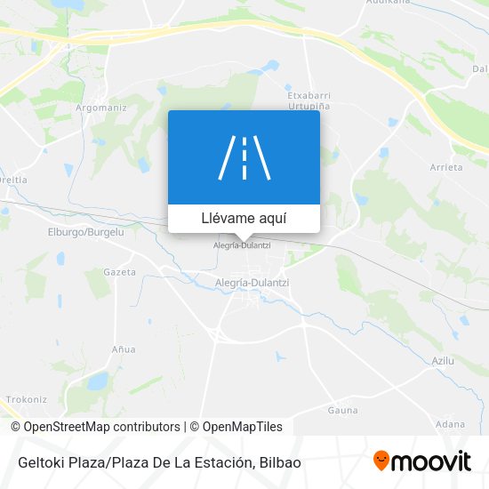 Mapa Geltoki Plaza / Plaza De La Estación