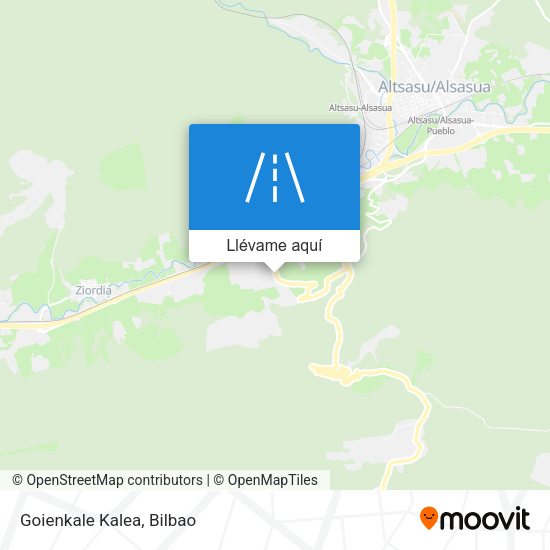 Mapa Goienkale Kalea