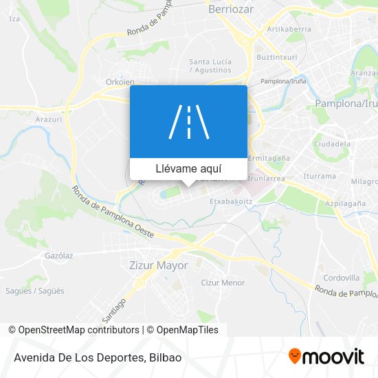 Mapa Avenida De Los Deportes