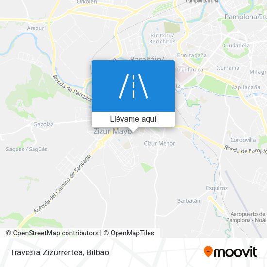 Mapa Travesía Zizurrertea