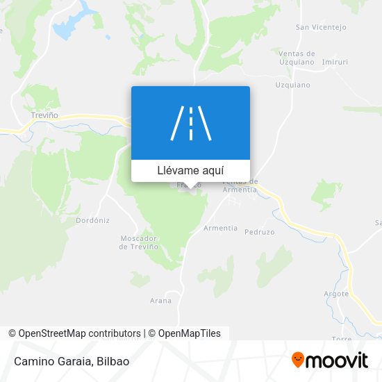 Mapa Camino Garaia
