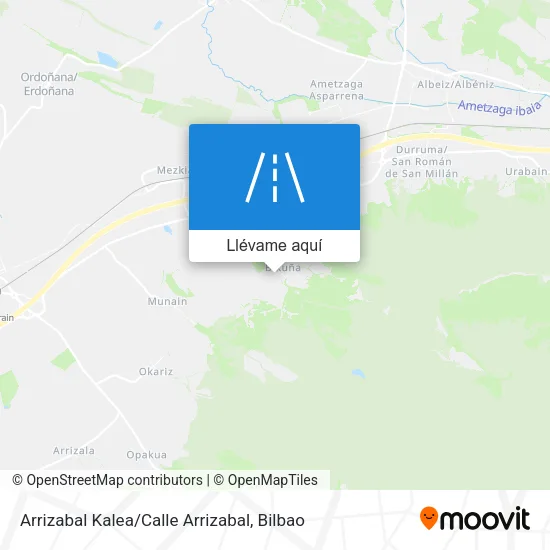 Mapa Arrizabal Kalea / Calle Arrizabal