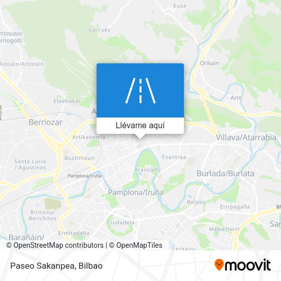 Mapa Paseo Sakanpea
