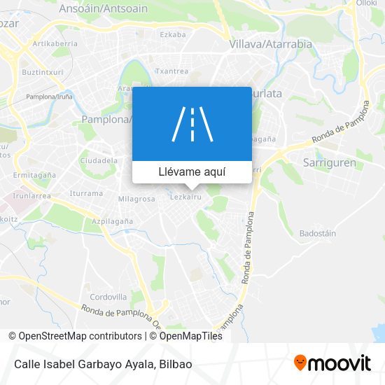 Mapa Calle Isabel Garbayo Ayala