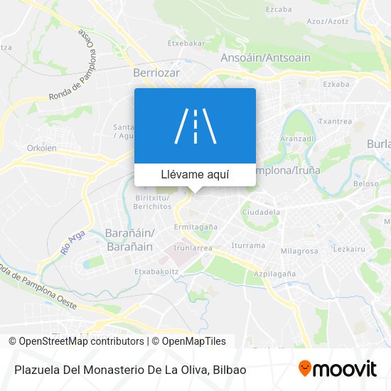 Mapa Plazuela Del Monasterio De La Oliva