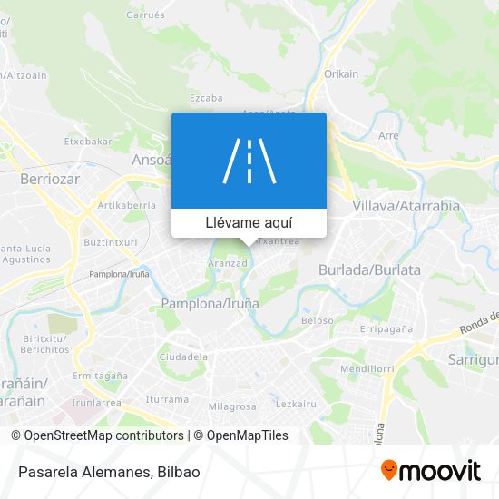 Mapa Pasarela Alemanes