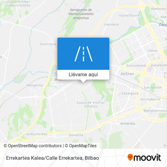 Mapa Errekartea Kalea / Calle Errekartea