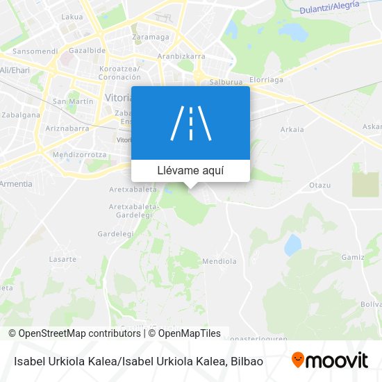 Mapa Isabel Urkiola Kalea / Isabel Urkiola Kalea