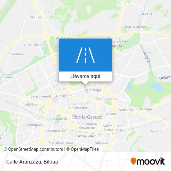 Mapa Calle Aránzazu