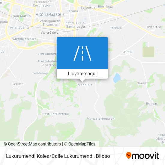 Mapa Lukurumendi Kalea / Calle Lukurumendi