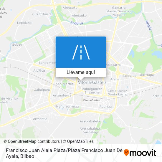 Mapa Francisco Juan Aiala Plaza / Plaza Francisco Juan De Ayala