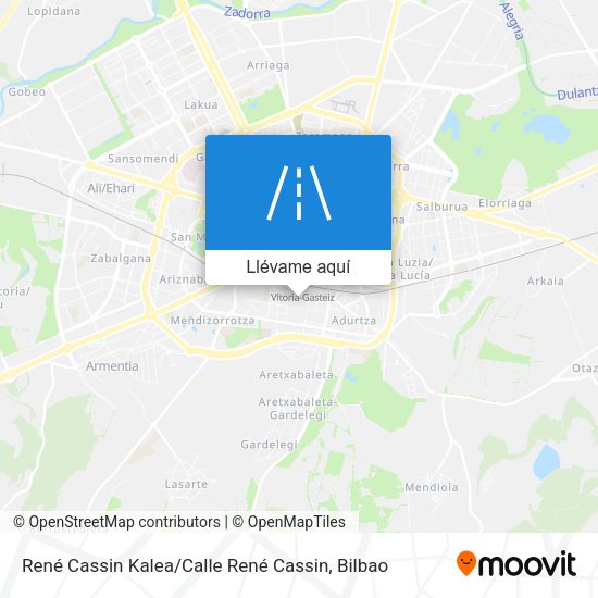 Mapa René Cassin Kalea / Calle René Cassin