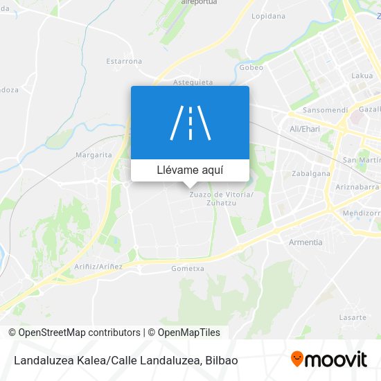 Mapa Landaluzea Kalea / Calle Landaluzea