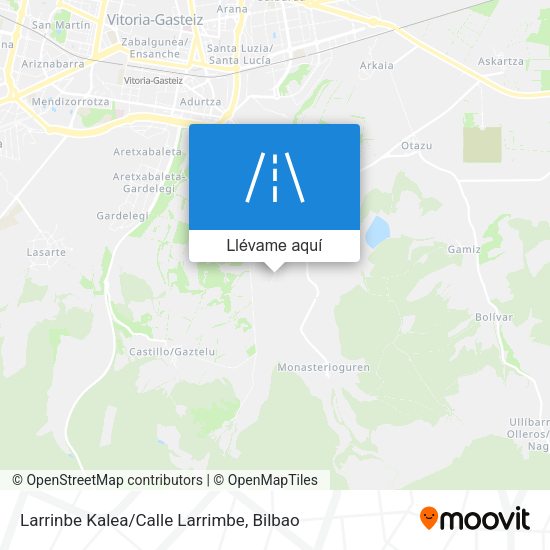Mapa Larrinbe Kalea/Calle Larrimbe