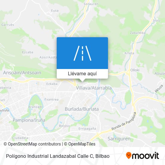 Mapa Polígono Industrial Landazabal Calle C