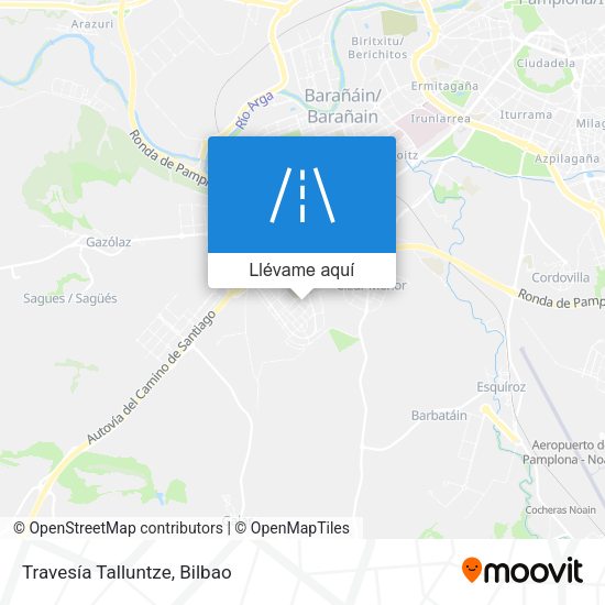 Mapa Travesía Talluntze
