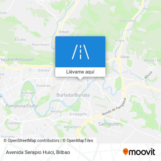 Mapa Avenida Serapio Huici