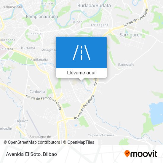 Mapa Avenida El Soto