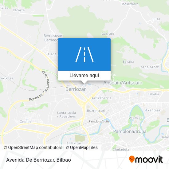 Mapa Avenida De Berriozar
