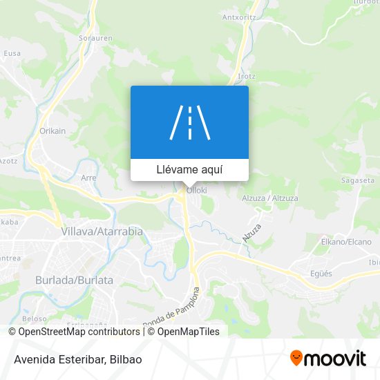 Mapa Avenida Esteribar