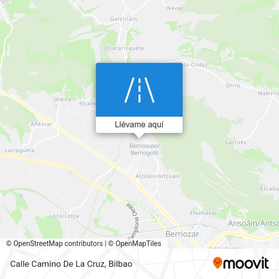 Mapa Calle Camino De La Cruz