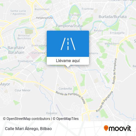 Mapa Calle Mari Ábrego