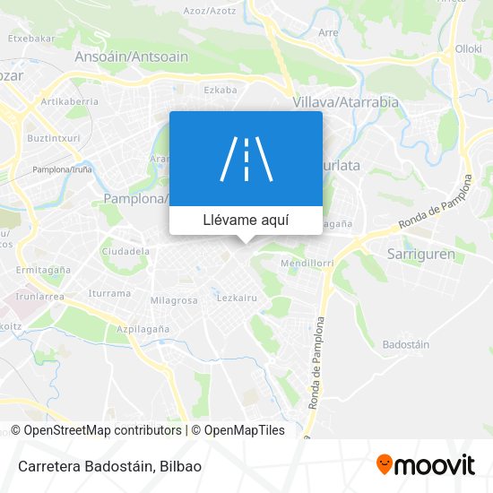 Mapa Carretera Badostáin