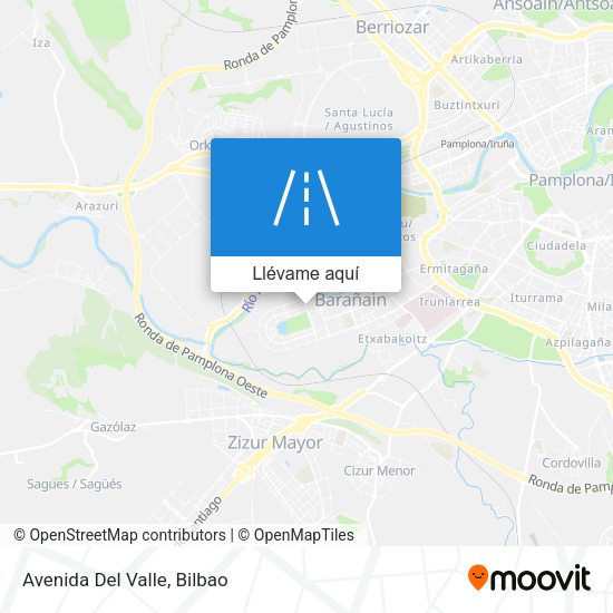 Mapa Avenida Del Valle