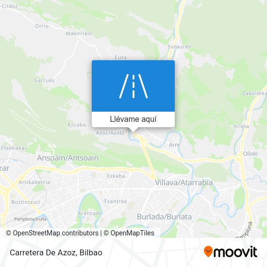 Mapa Carretera De Azoz