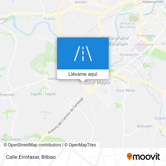 Mapa Calle Errotaxar