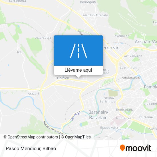 Mapa Paseo Mendicur