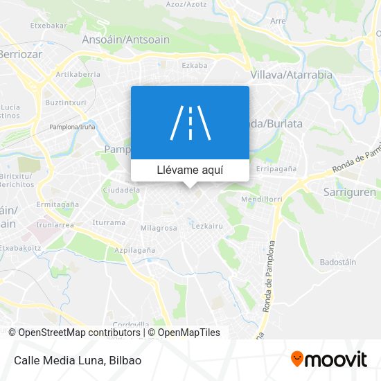 Mapa Calle Media Luna