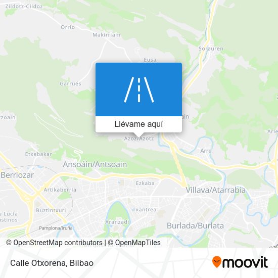 Mapa Calle Otxorena
