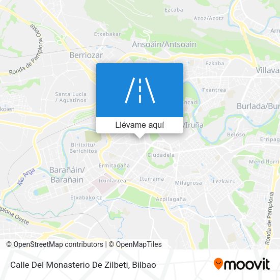 Mapa Calle Del Monasterio De Zilbeti