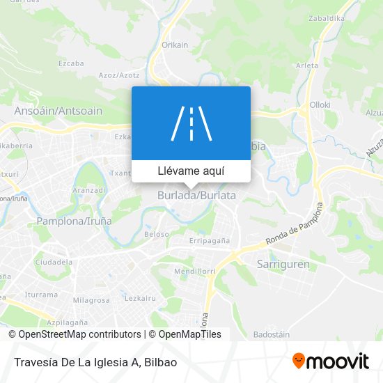 Mapa Travesía De La Iglesia A