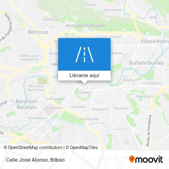 Mapa Calle Jose Alonso