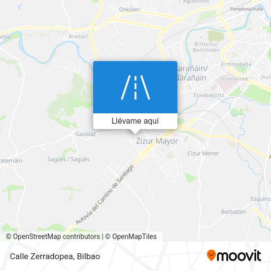 Mapa Calle Zerradopea