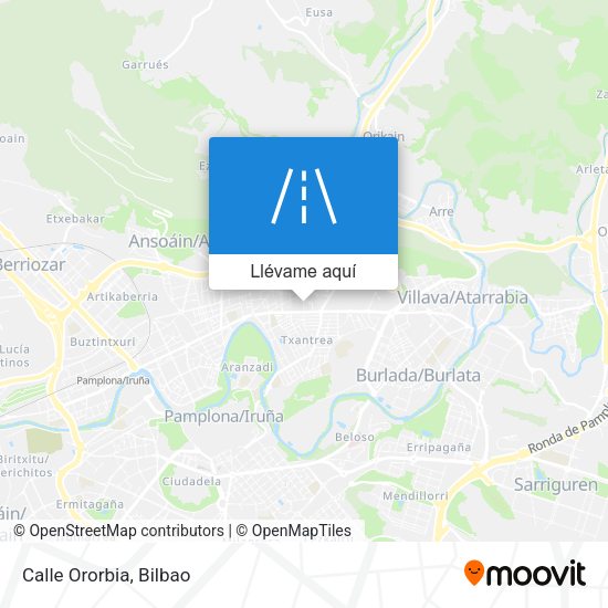 Mapa Calle Ororbia