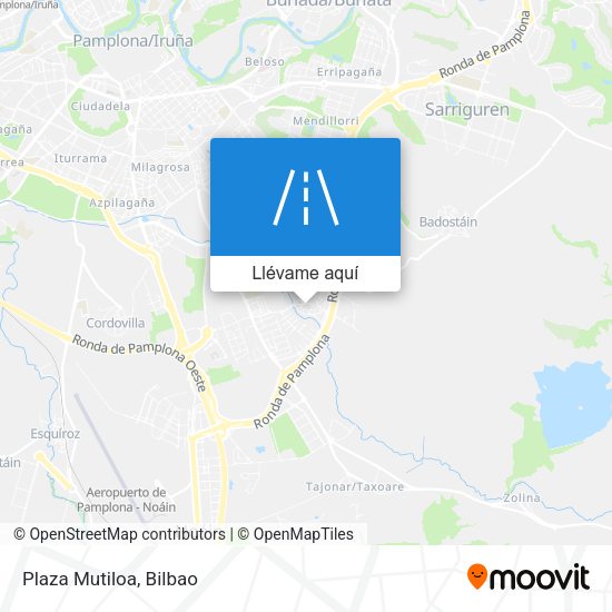 Mapa Plaza Mutiloa