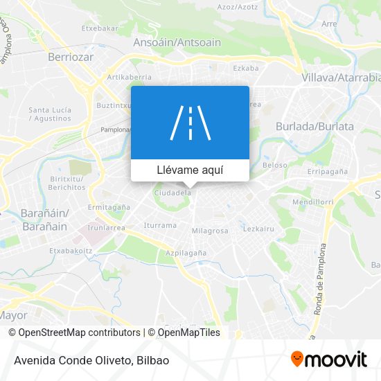 Mapa Avenida Conde Oliveto