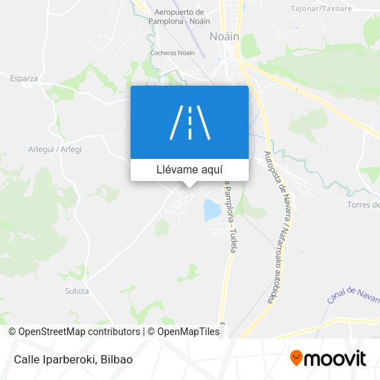 Mapa Calle Iparberoki