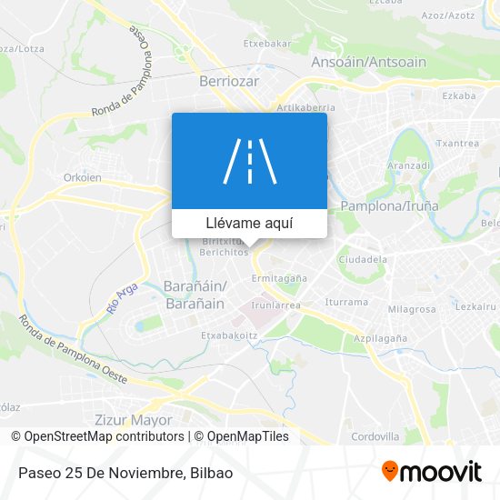 Mapa Paseo 25 De Noviembre