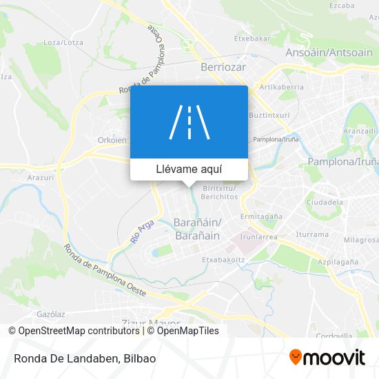 Mapa Ronda De Landaben