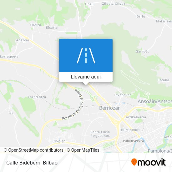 Mapa Calle Bideberri