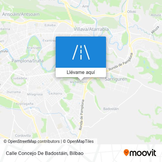 Mapa Calle Concejo De Badostáin