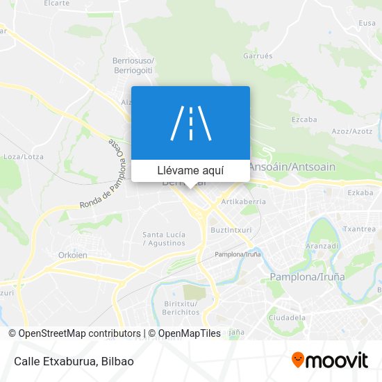 Mapa Calle Etxaburua