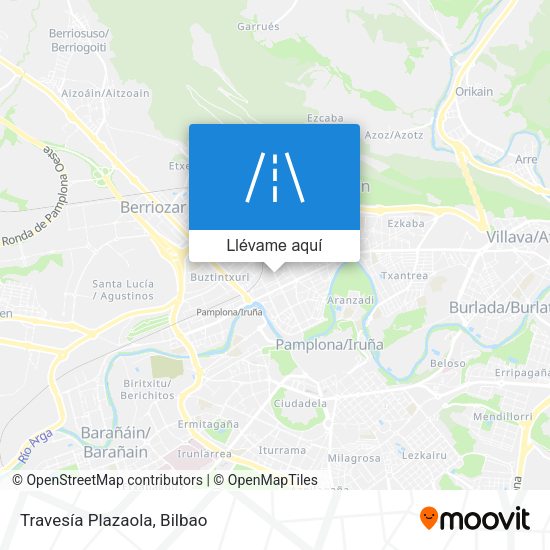 Mapa Travesía Plazaola