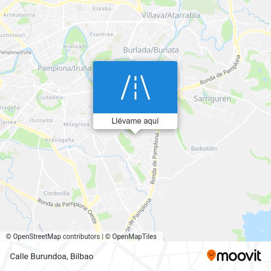 Mapa Calle Burundoa